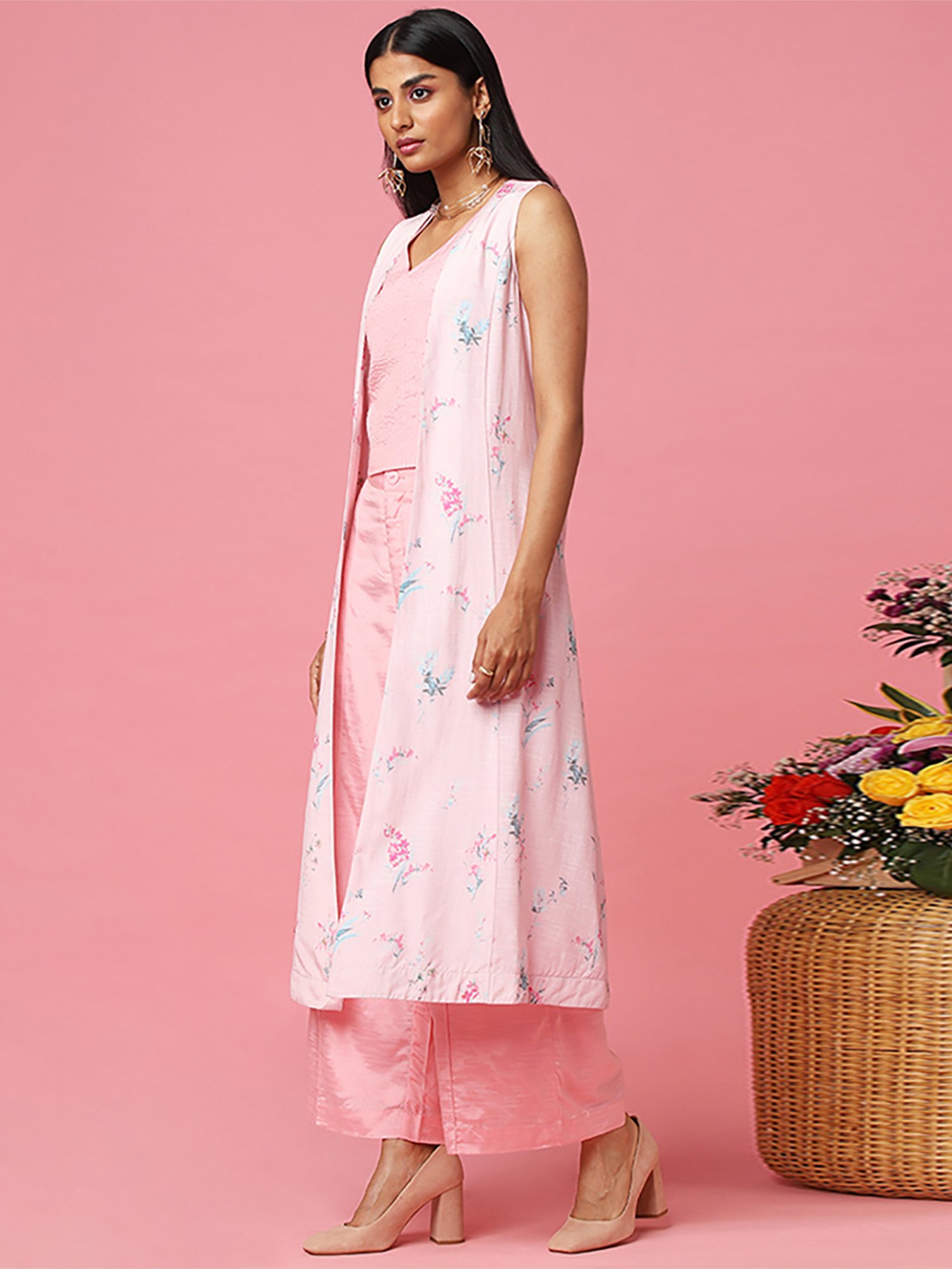 Marigold Lane Pink Printed Overlay