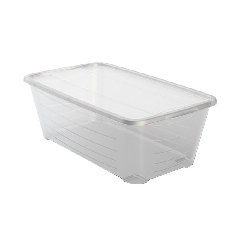 Life Story 5.7-Liter Clear Shoe & Closet Storage Box Container (16 Pack)