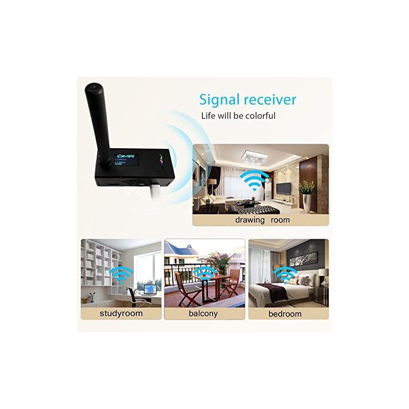 MMDVM Hotspot Spot Radio Station+ Antenna+OLED Display+ Black Case + Raspberry Pi-Zero W Support P25 DMR YSF D-Star UHF Expansion Board WiFi Digital Voice Modem
