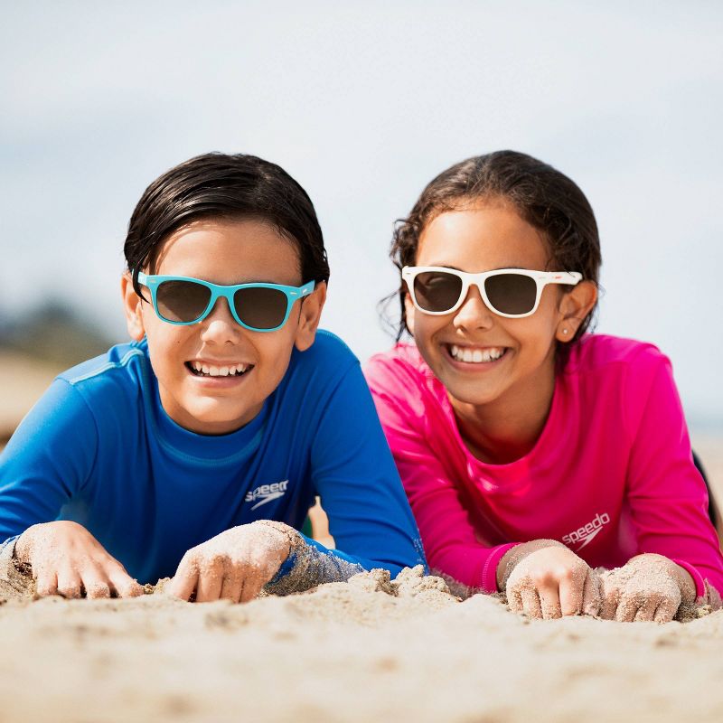 Speedo Kids' Long Sleeve UV Sunshirt - Teal XL