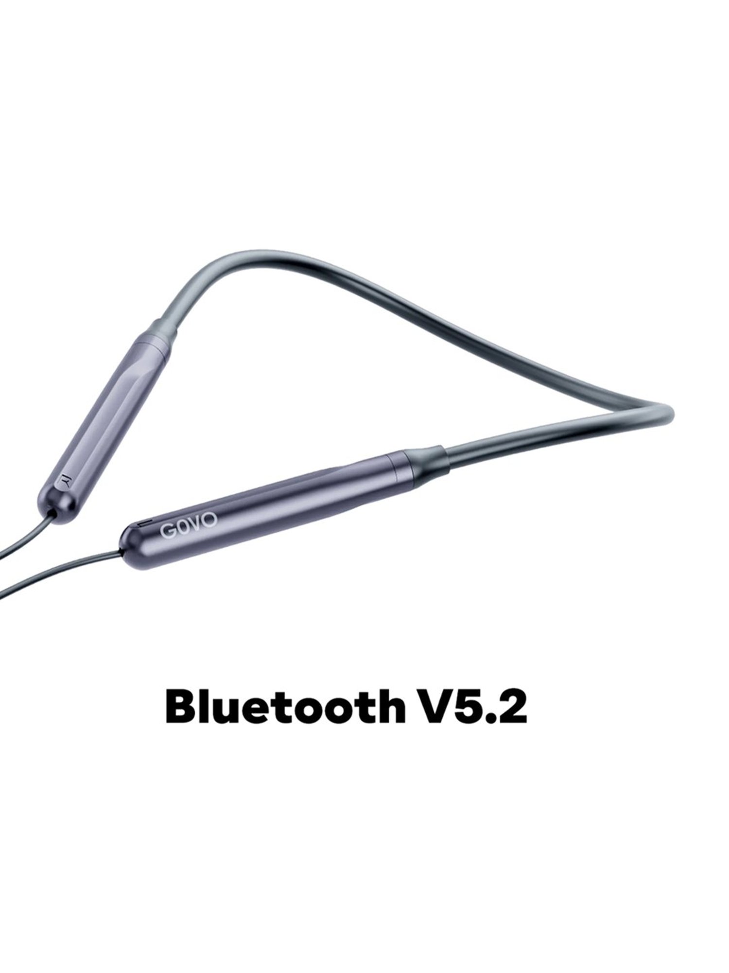 GOVO GoKixx 652 In Ear BT Neckband with Noise Cancellation & Upto 12 Hrs of Playtime (Blue)