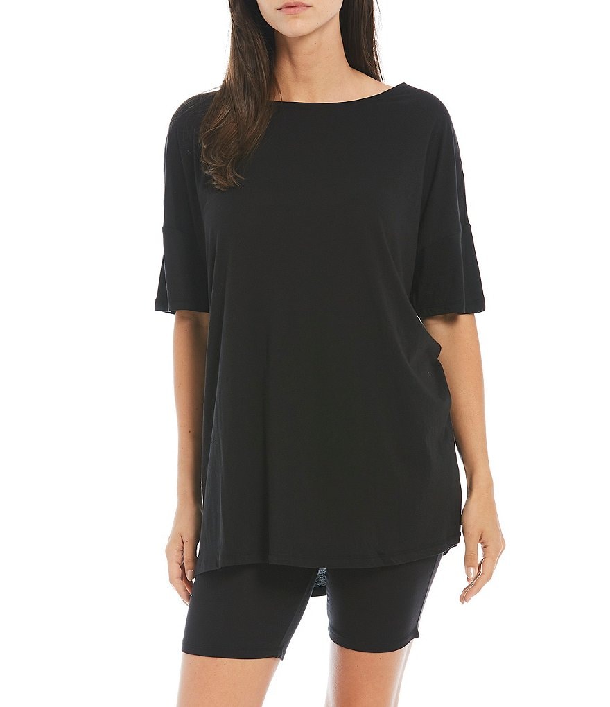 Honeydew Intimates Travel Light Solid French Terry Top & Shorts Coordinating Lounge Set