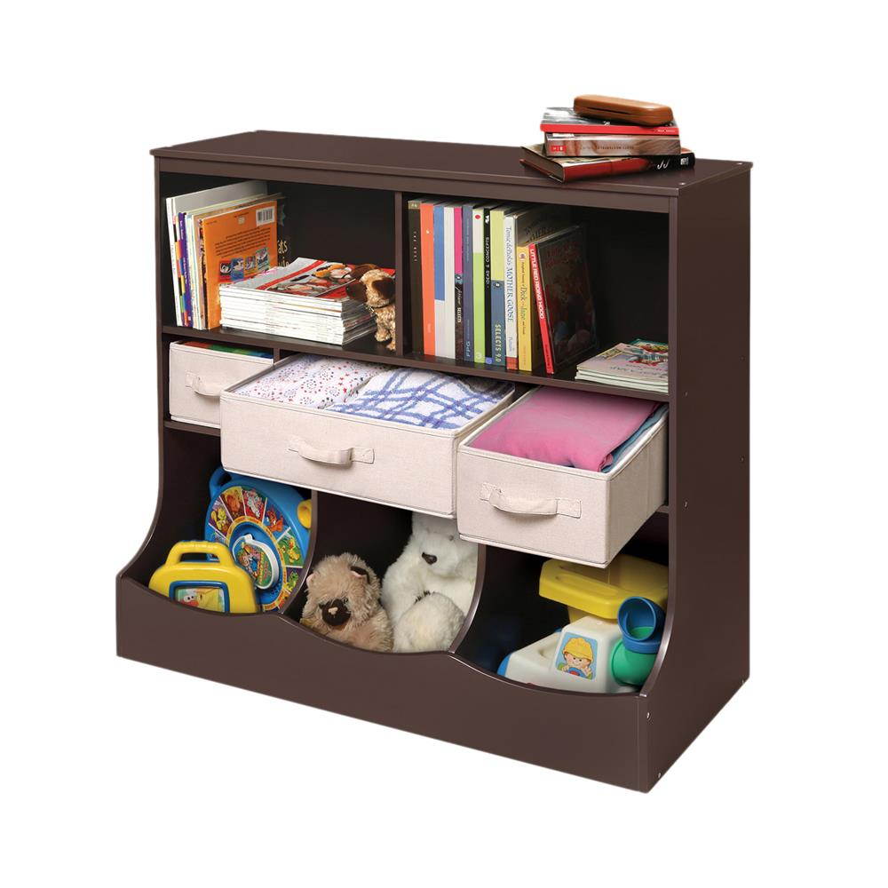 Combo Bin Storage Unit with Three Baskets