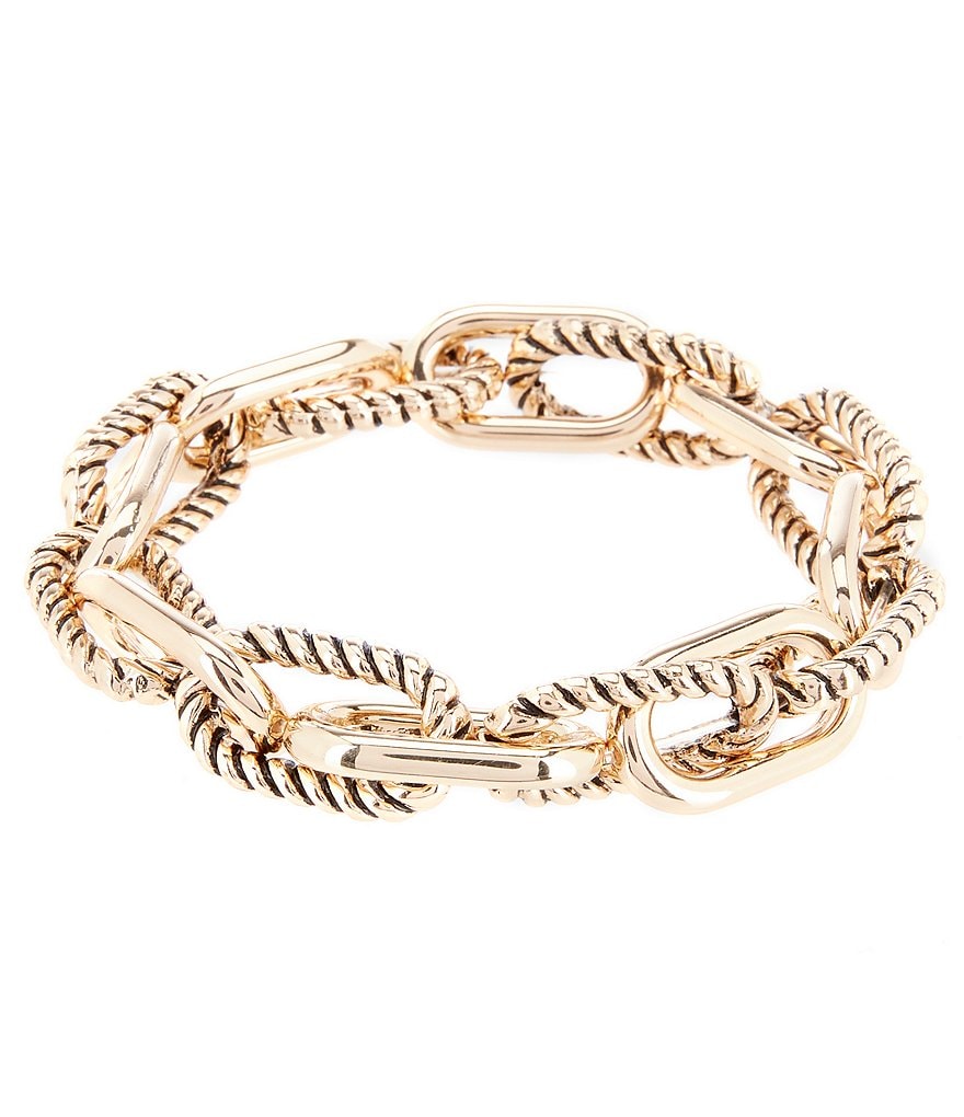 Ova Textured Stretch Bracelet