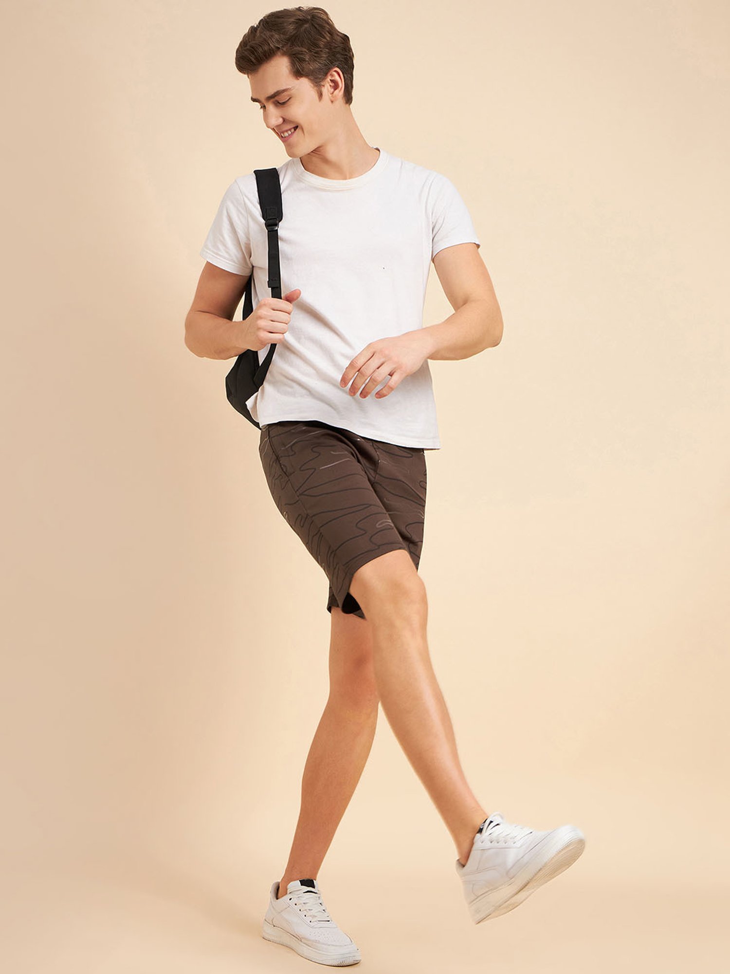 Sweet Dreams Chocolate Lab Regular Fit Printed Shorts