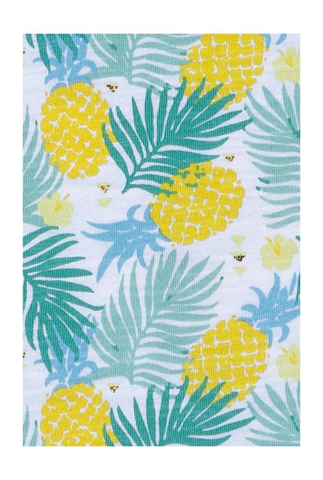 Superyoung Kids White & Yellow Printed T-Shirt