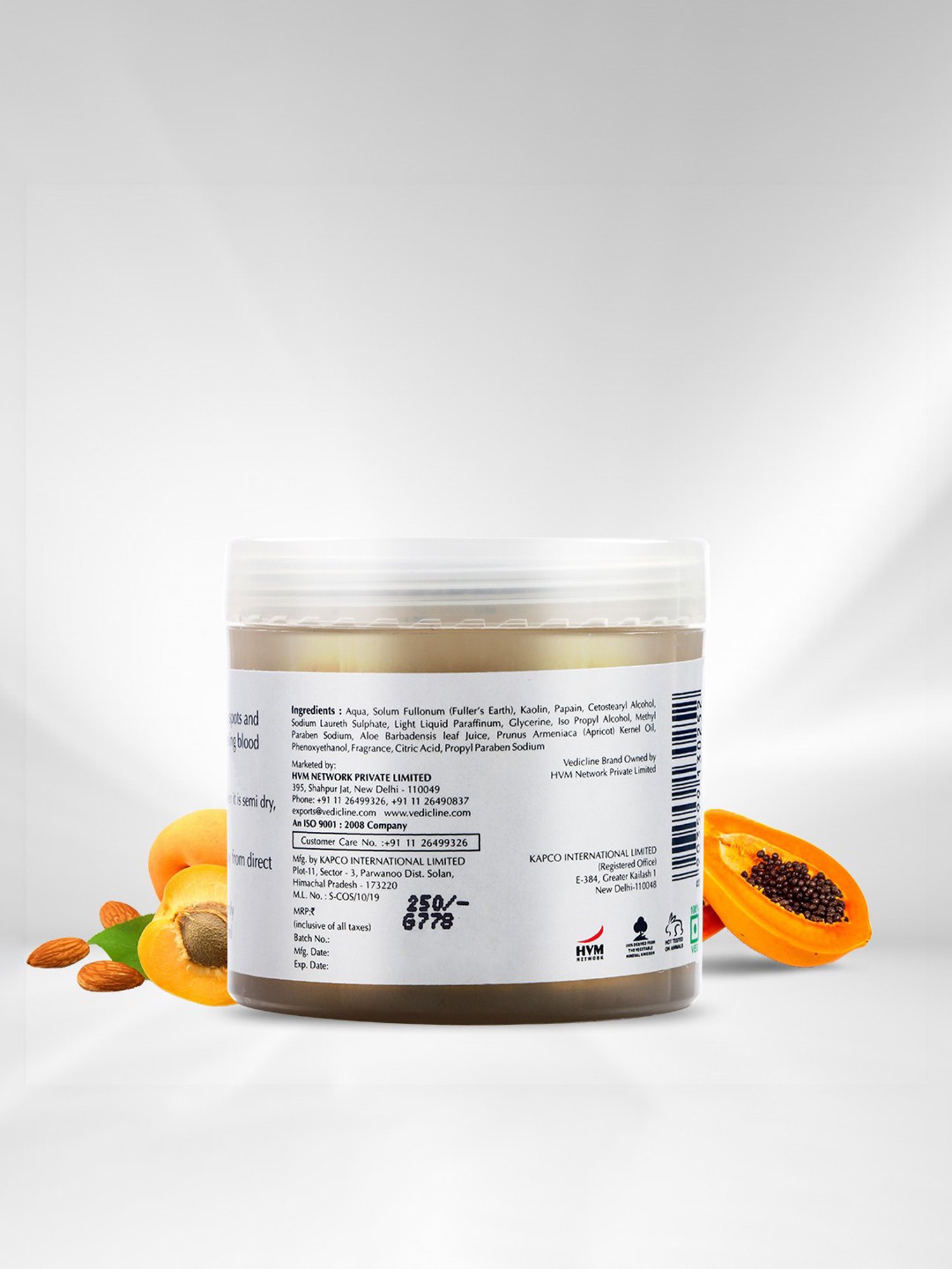 VEDIC LINE Papaya Face Pack - 100 ml