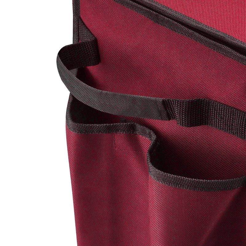 Elf Stor Ultimate Gift Bag Organizer Holiday Storage for Gift Wrap and Bags Red