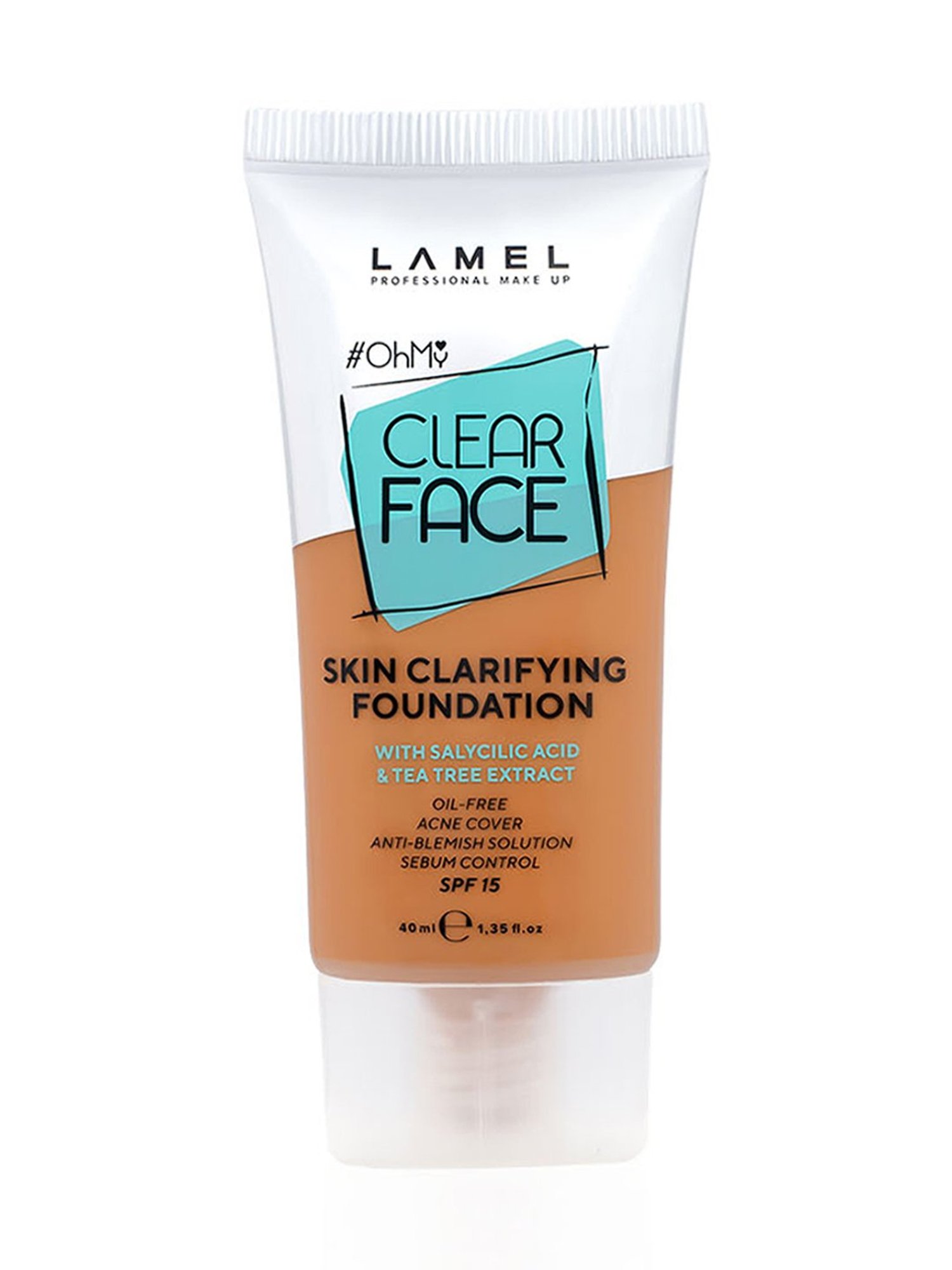Lamel Oh my Clear Face Foundation SPF 15 408 Golden - 40 ml