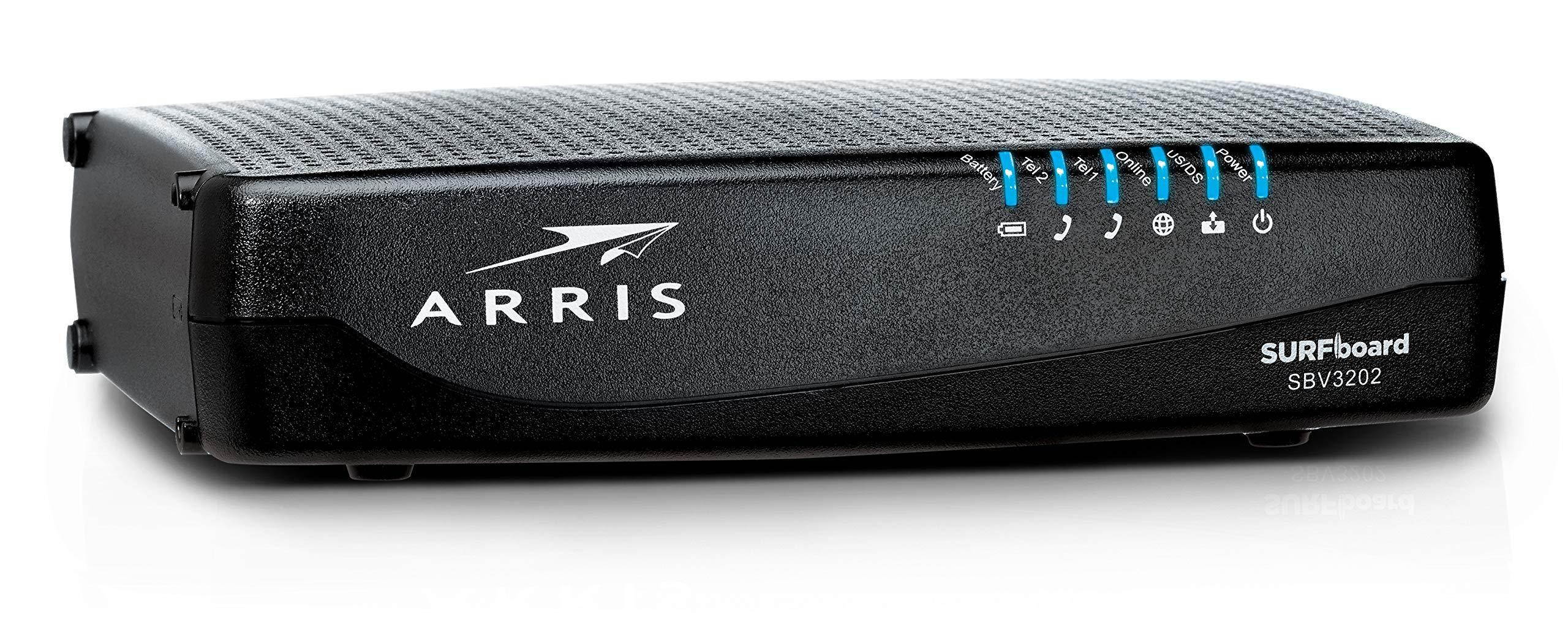 ARRIS Surfboard (32x8) Docsis 3.0 Cable Modem for Xfinity Internet & Voice (Model SBV3202)