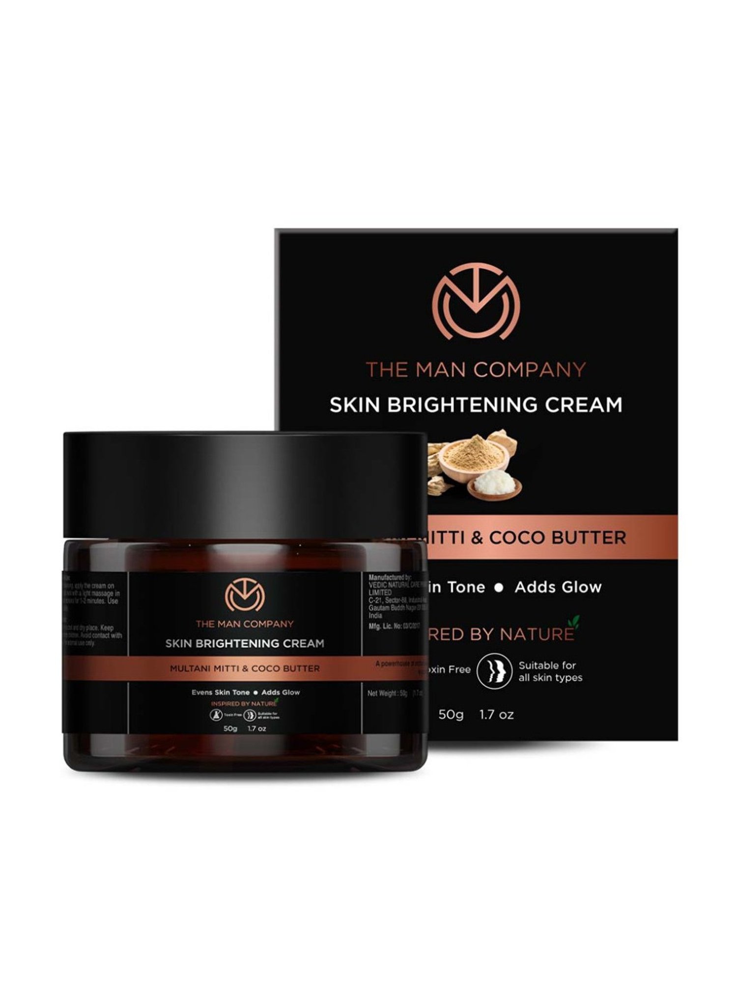 The Man Company Skin Brightening Cream - 50 gm