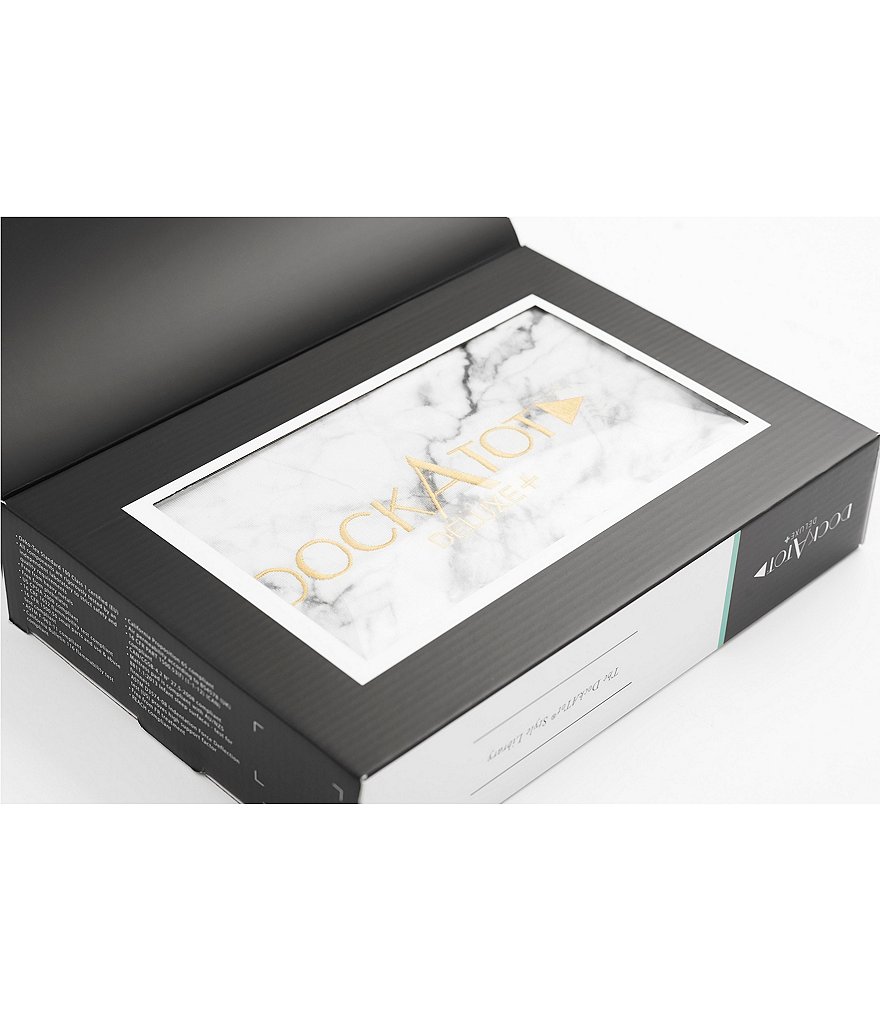 DockATot 0-8 Months Carrara Marble Deluxe Dock Cover, Stage 1