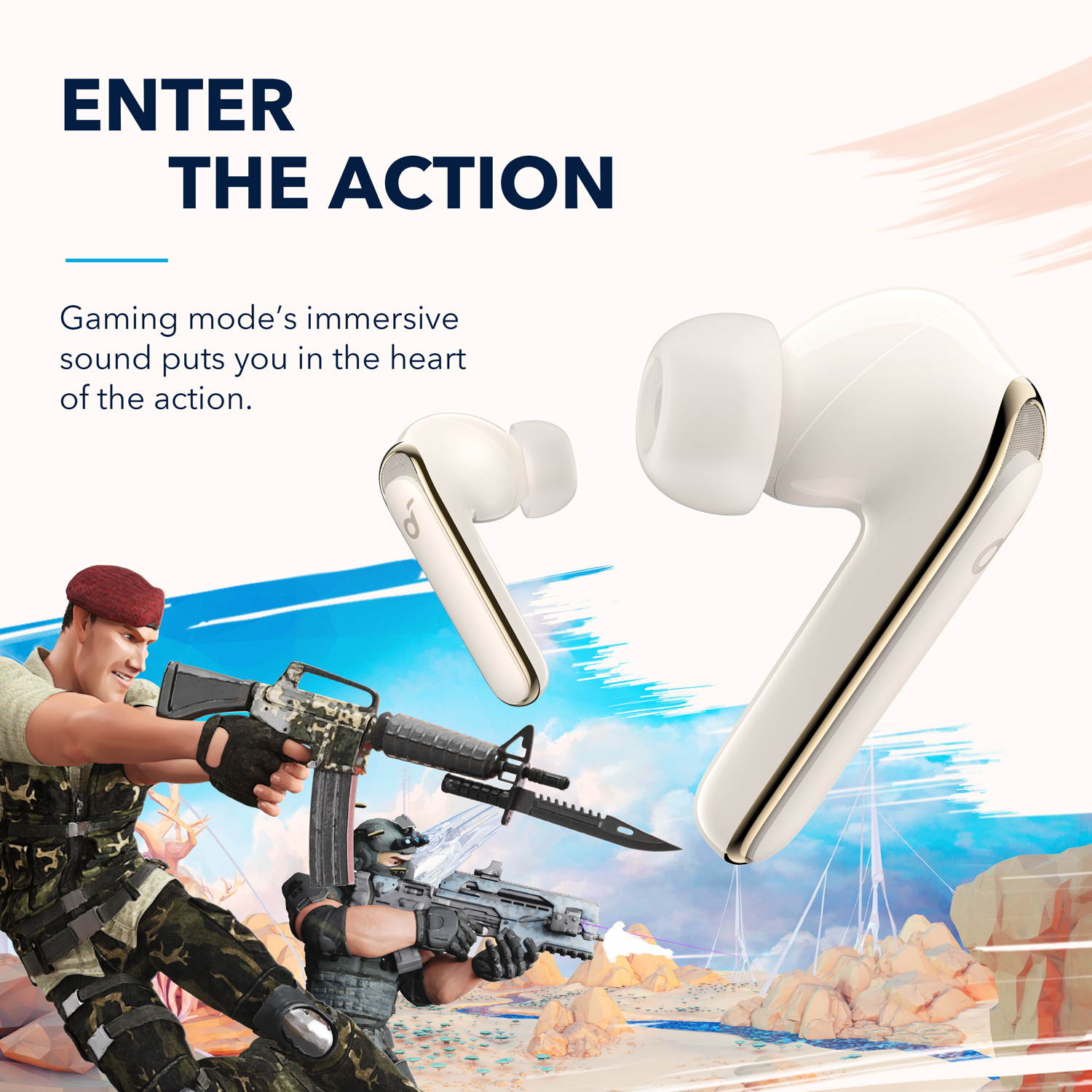 Soundcore by Anker Life P3 Noise Cancelling Earbuds, Thumping Bass, 6 Mics for Clear Calls, Multi Mode Noise Cancelling, 35H Playtime, Wireless Charging, Soundcore App, Customized Sound, Gaming Mode