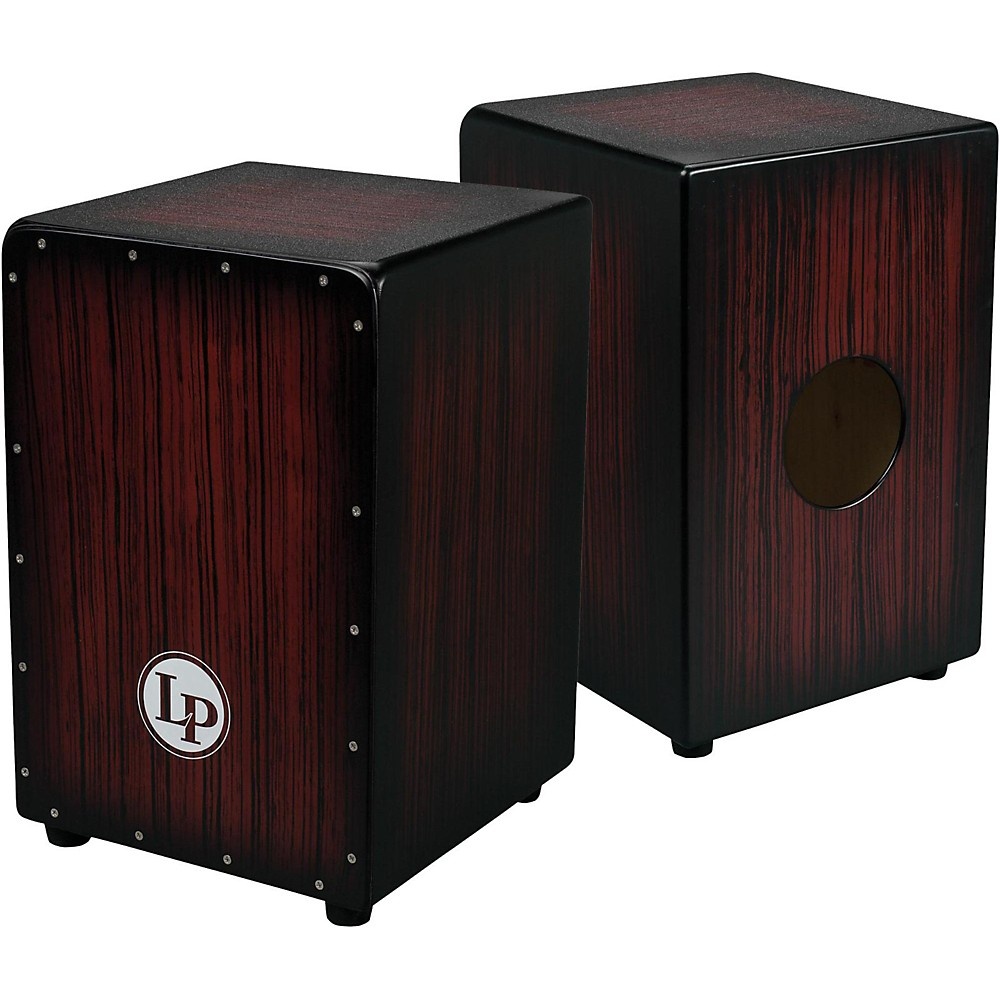 LP Aspire Accents Cajon Dark Wood Streak