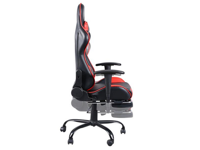 Hilinston Ergonomic Office Chair PC Gaming Chair Racing Chair for Gaming,Computer Chair,E-Sports Chair with High-Back,Adjustable Headrest and Lumbar Support,Red,GC01