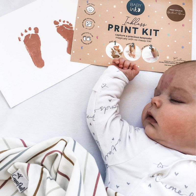 Burt's Bee's Baby Extra Absorbent Organic 3-Pack Ello Elephants Burp Cloth