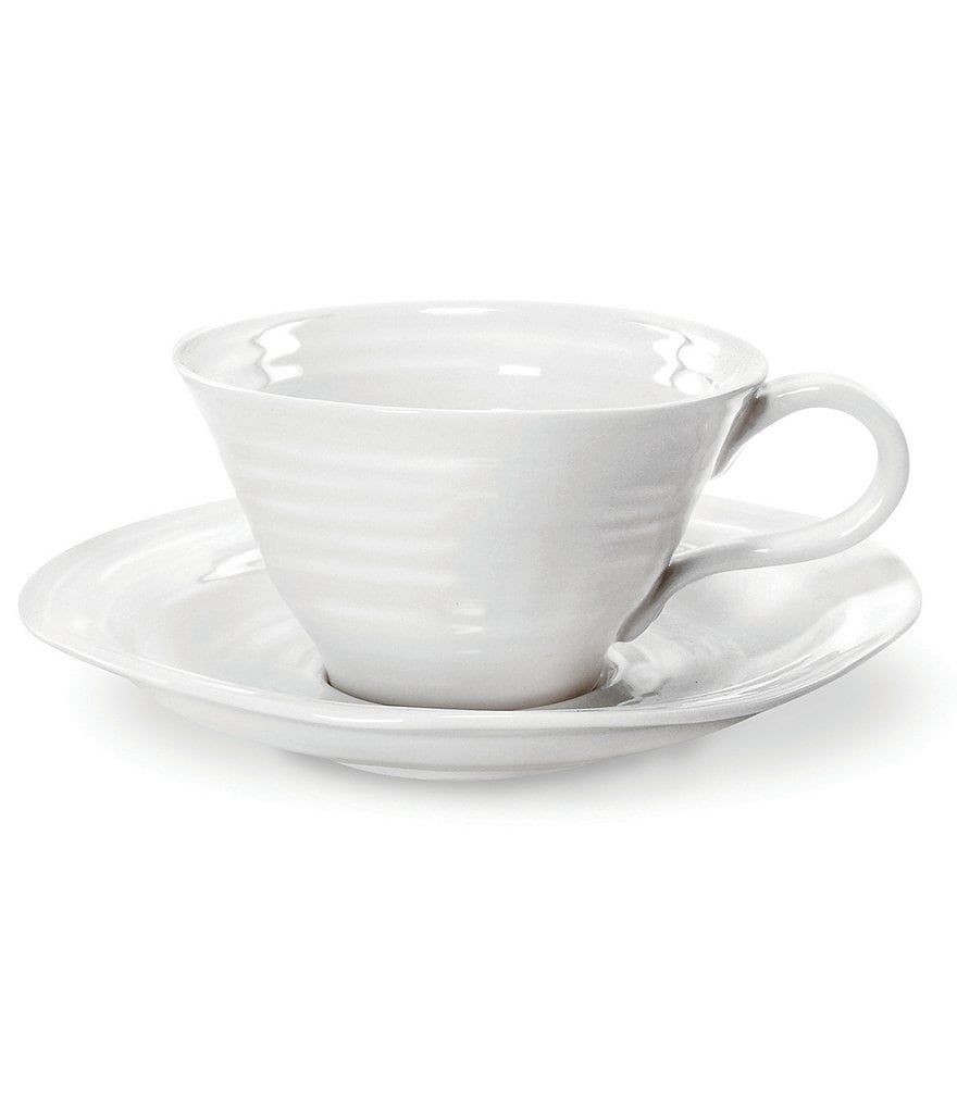 Sophie Conran for Portmeirion Porcelain Teacup & Saucer Set