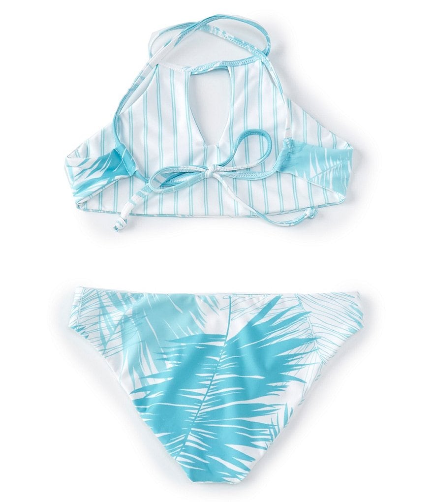 Splendid Las Palmas Reversible High-Neck Bra Top & Reversible Retro Hipster Bottom Two-Piece Swimsuit