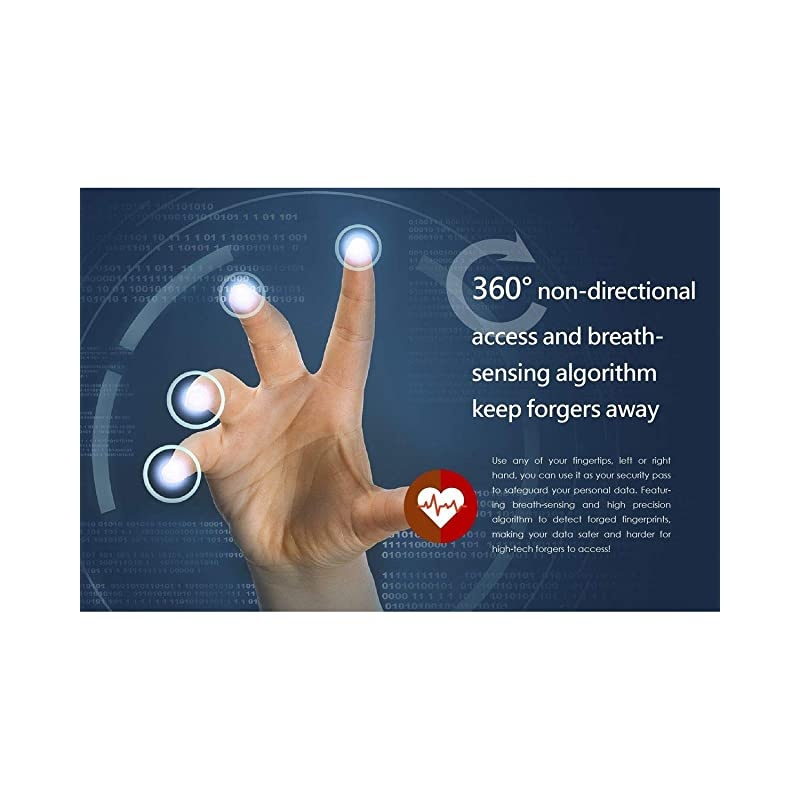 Mini USB Fingerprint Reader for Windows 7,8 & 10 Hello,  My Lockey 360&deg; Touch Speedy Matching Multi Biometric fido Security Key