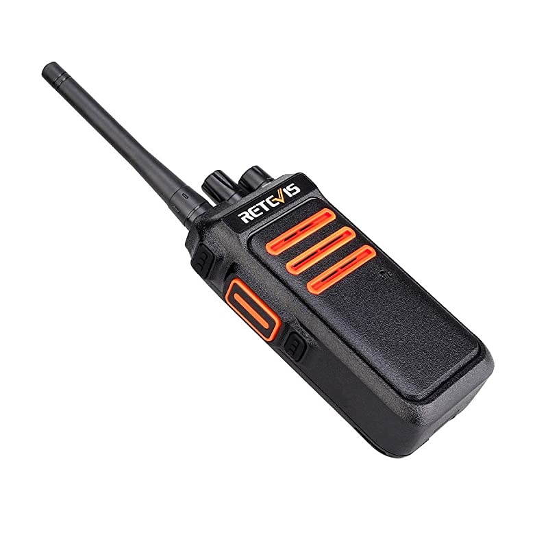 RT76 2 Way Radio GMRS Long Range 30 Channels High Power Clear Sound Outdoor Rugged Walkie Talkies with Speaker MicBlack2 Pack