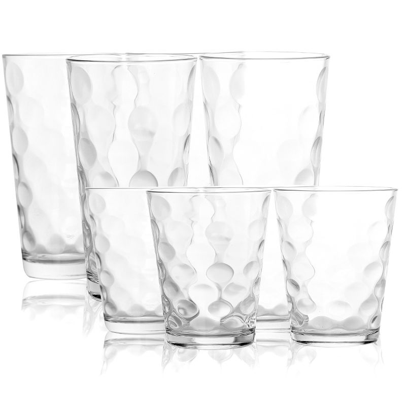 Pasabahce 16 Piece Opus Double Old Fashioned And Cooler Glass Set