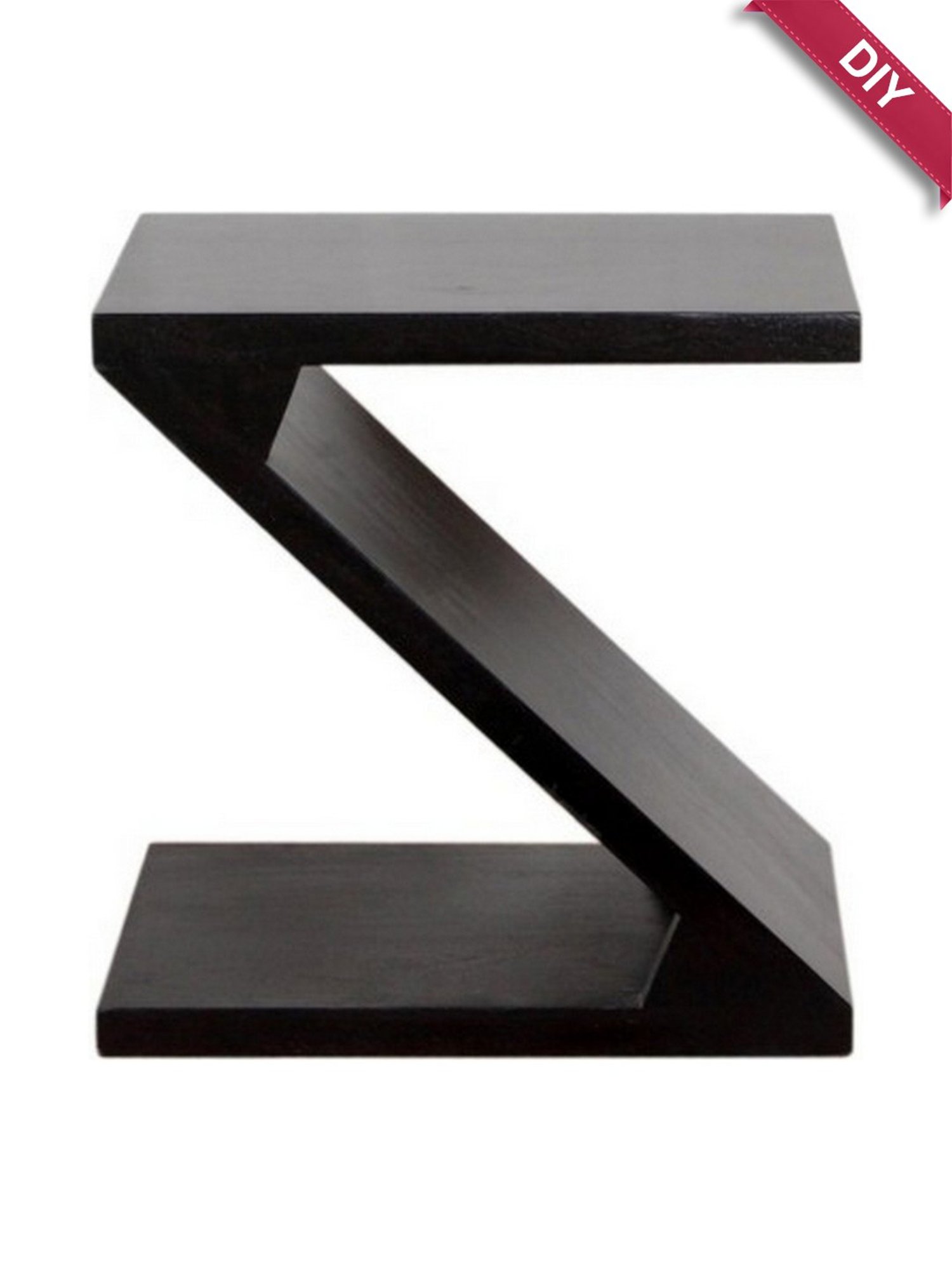 Ikiriya Berlin Dark Brown Wood Bedside End Table