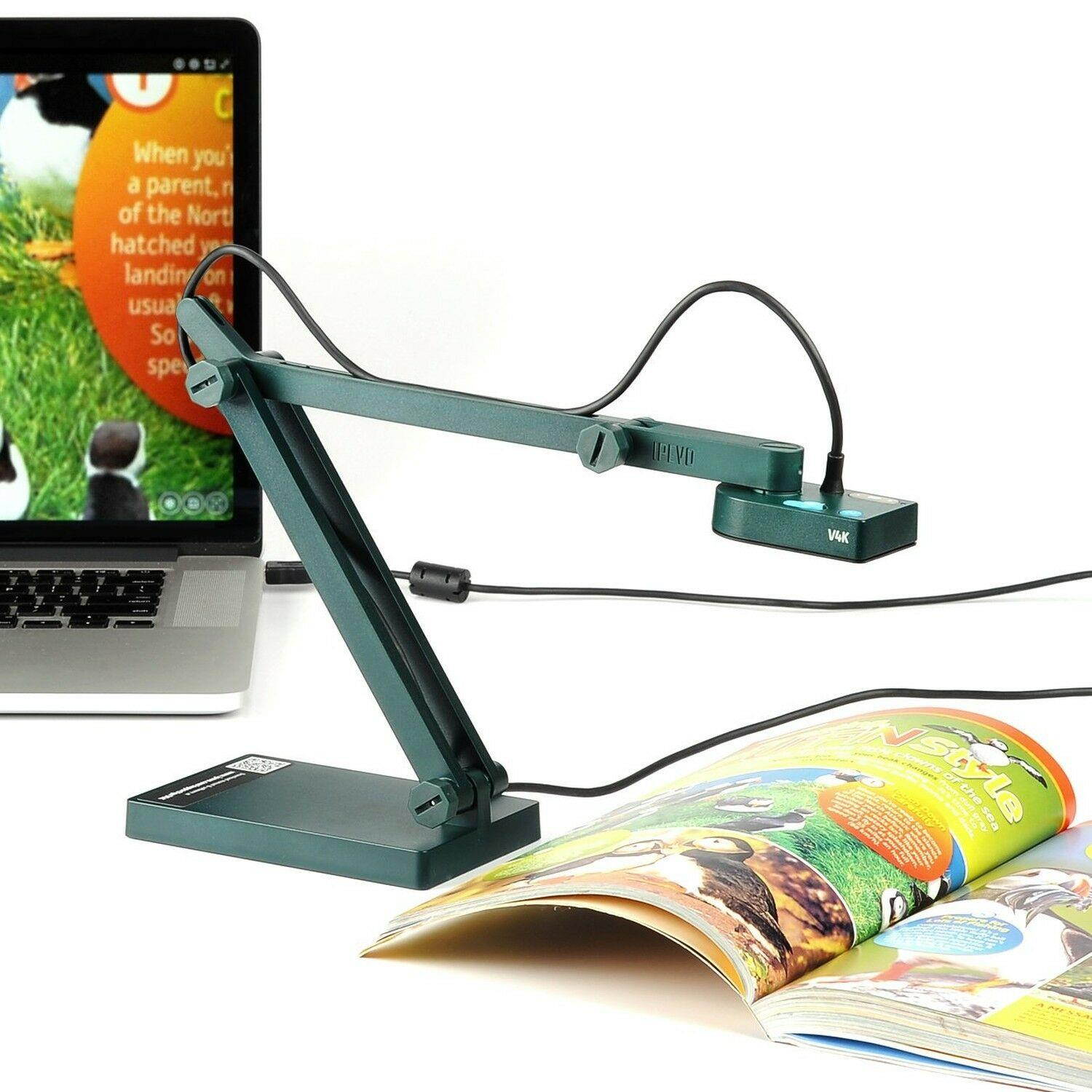 IPEVO V4K Ultra High Definition USB Document Camera (5-880-4-01-00)
