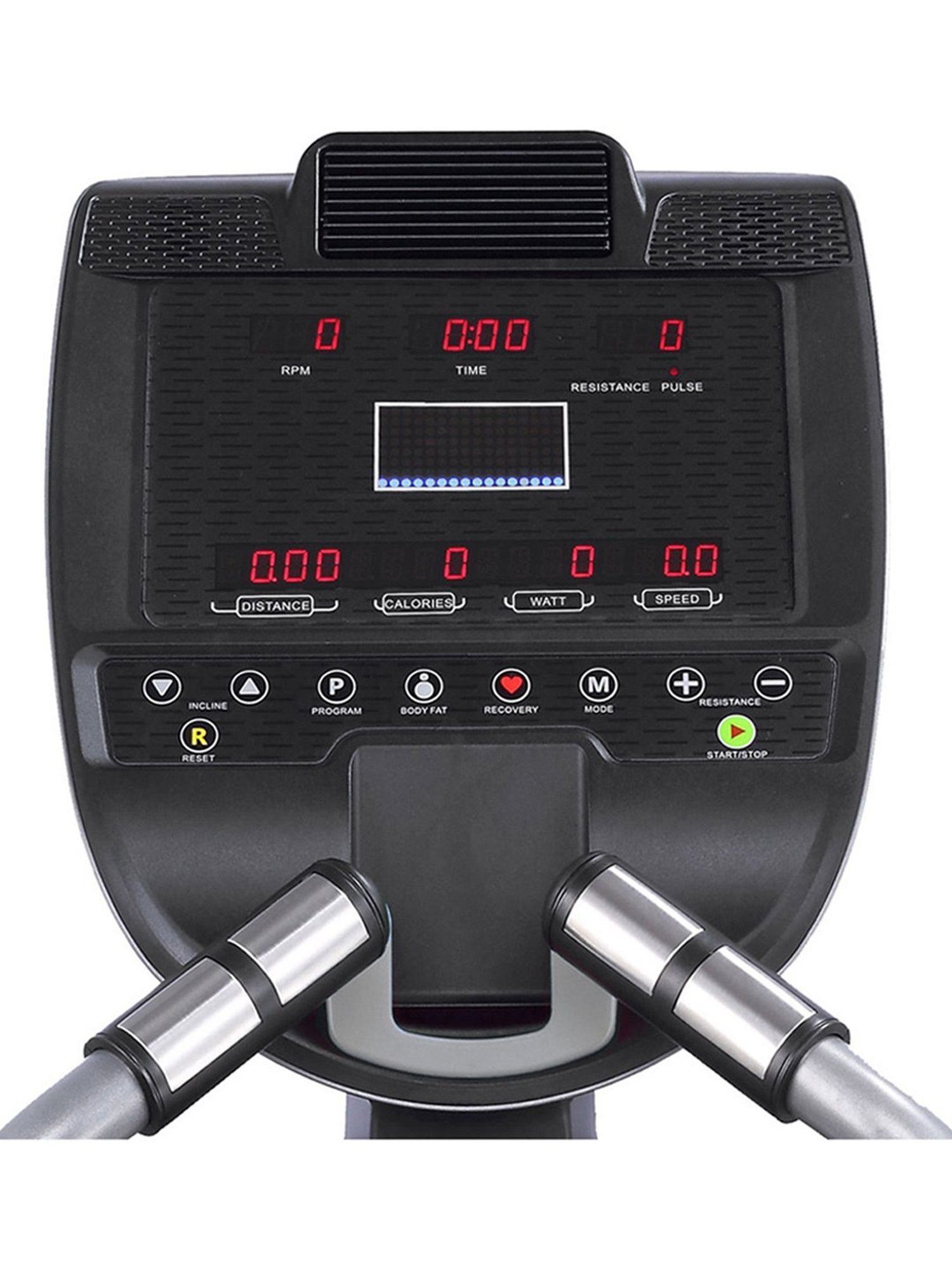 PowerMax Fitness BR-4000C Recumbent Bike (Black)