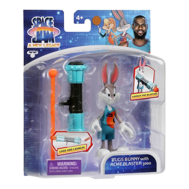 Space Jam: A New Legacy - Bugs Bunny Baller Action Figure with ACME Blaster 3000