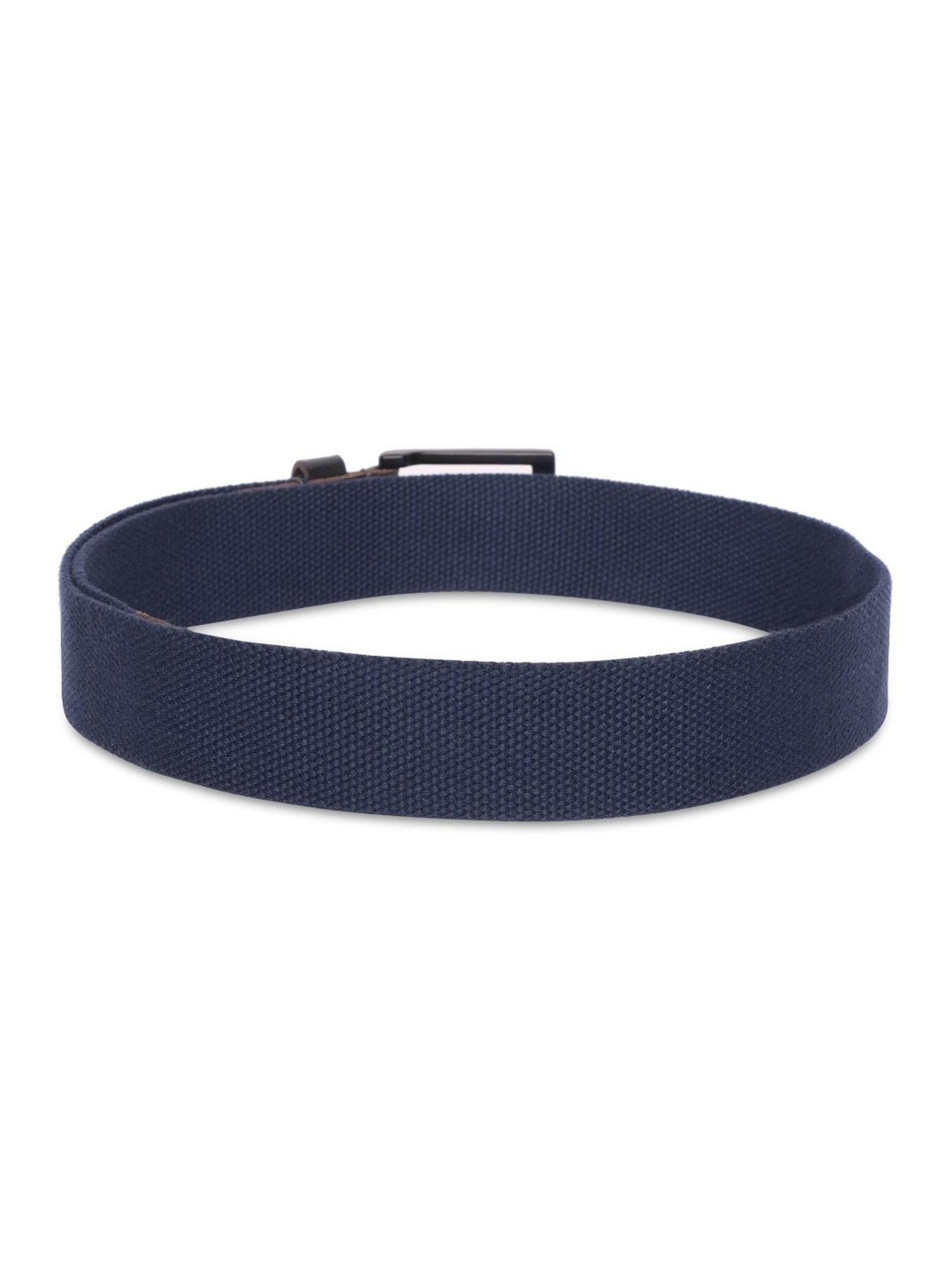 BELWABA Blue Woven Casual Belt for Men