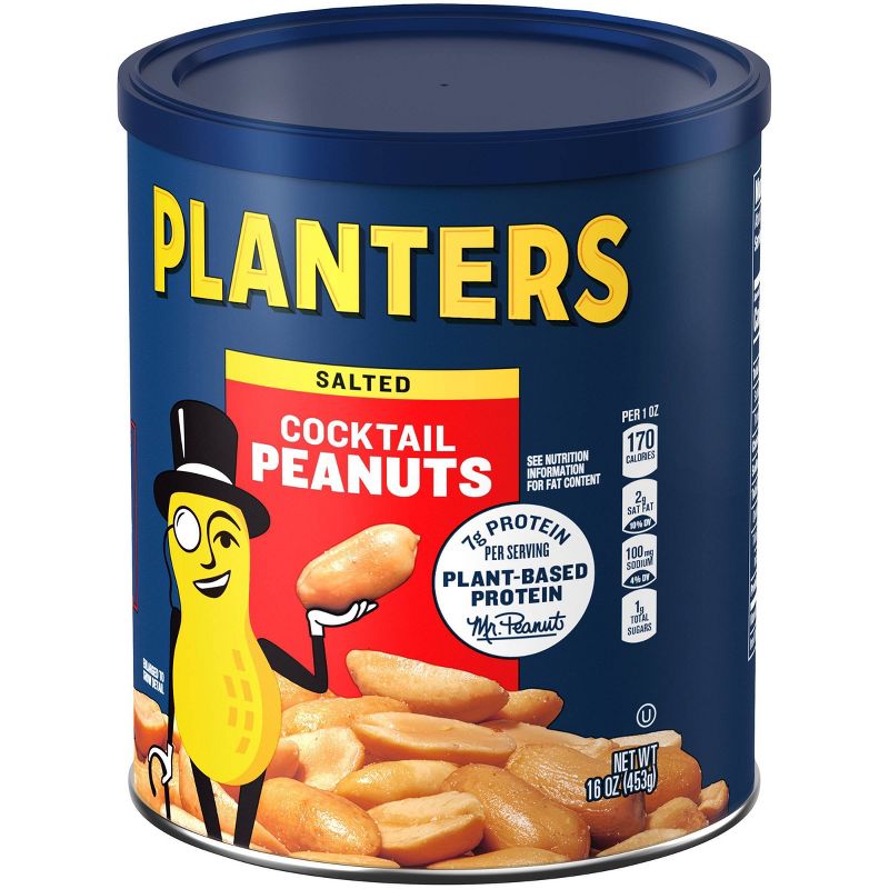 Planters Heart Healthy Cocktail Peanuts - 16oz