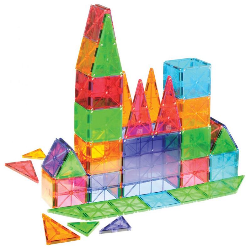 Magna-Tiles 100-Piece Clear Colors Set