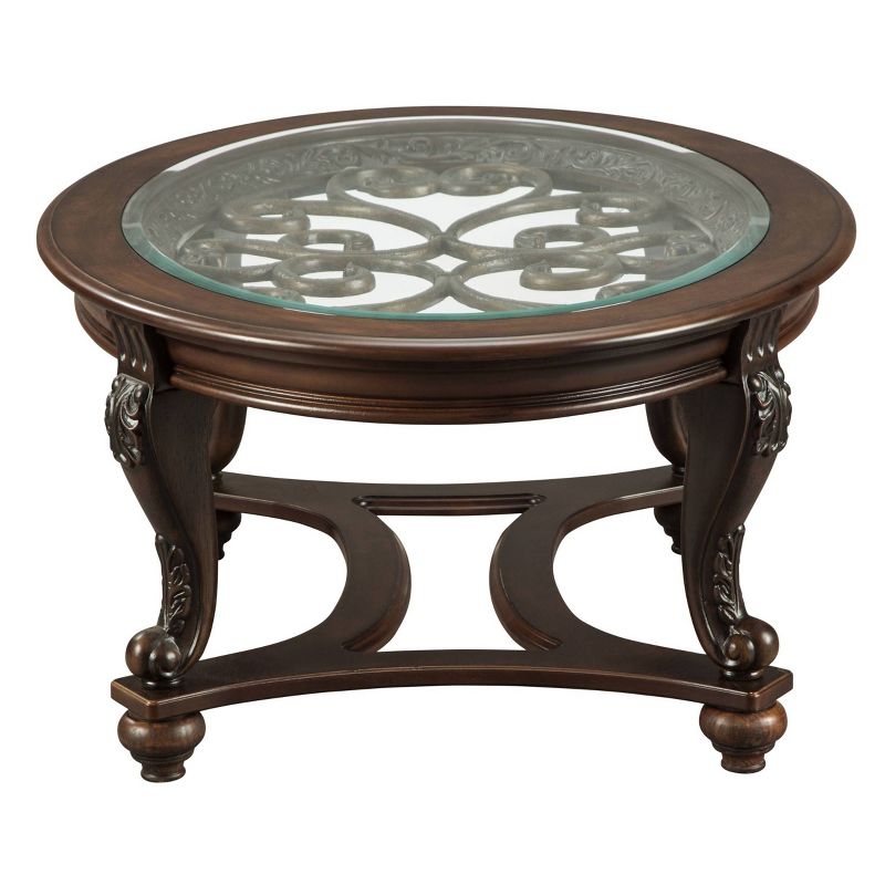 Norcastle Coffee Table Dark Brown - Signature Design by Ashley