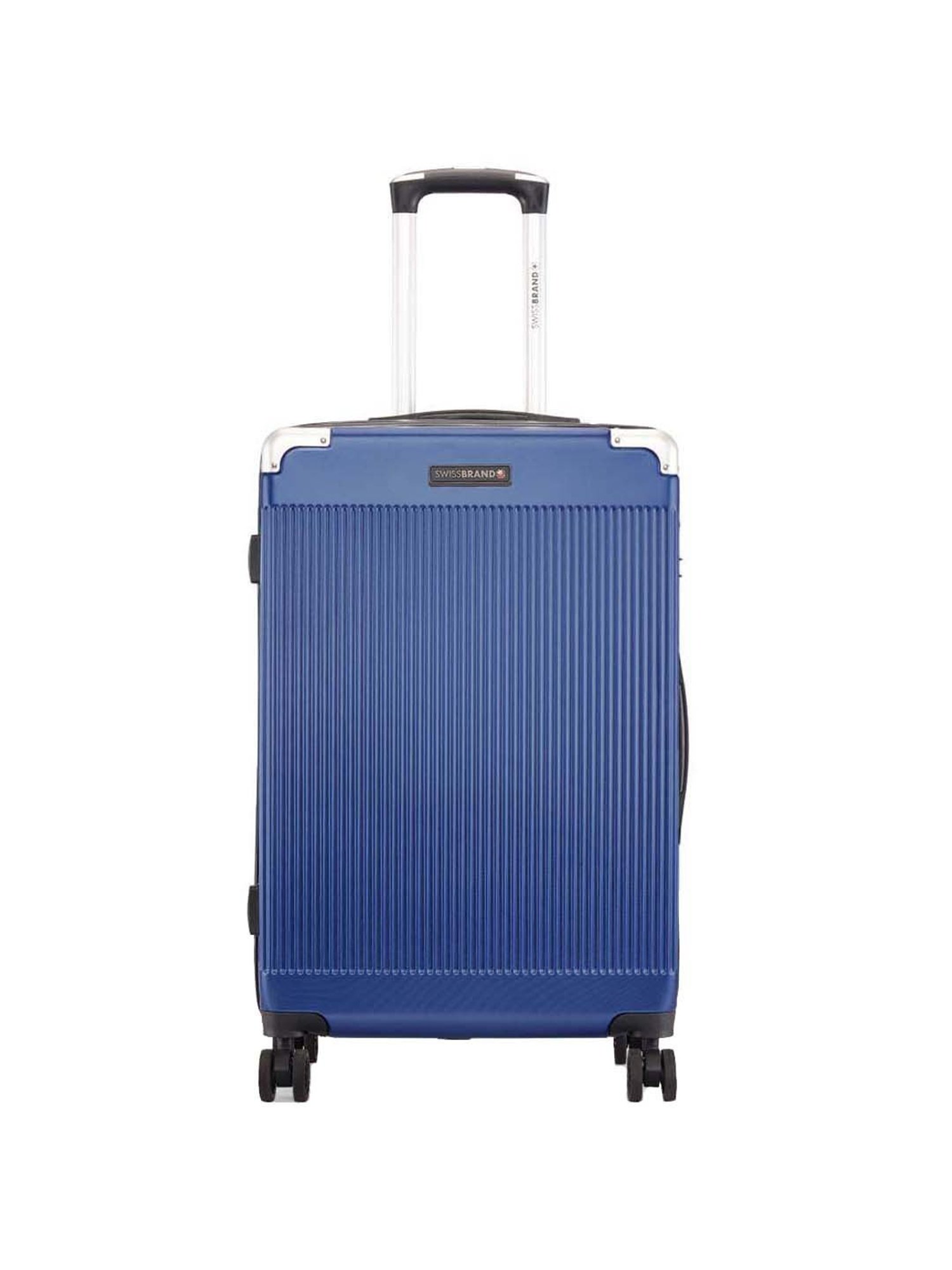 Swiss Brand Geneve Blue Medium Hard Trolley Bag - 25 cm