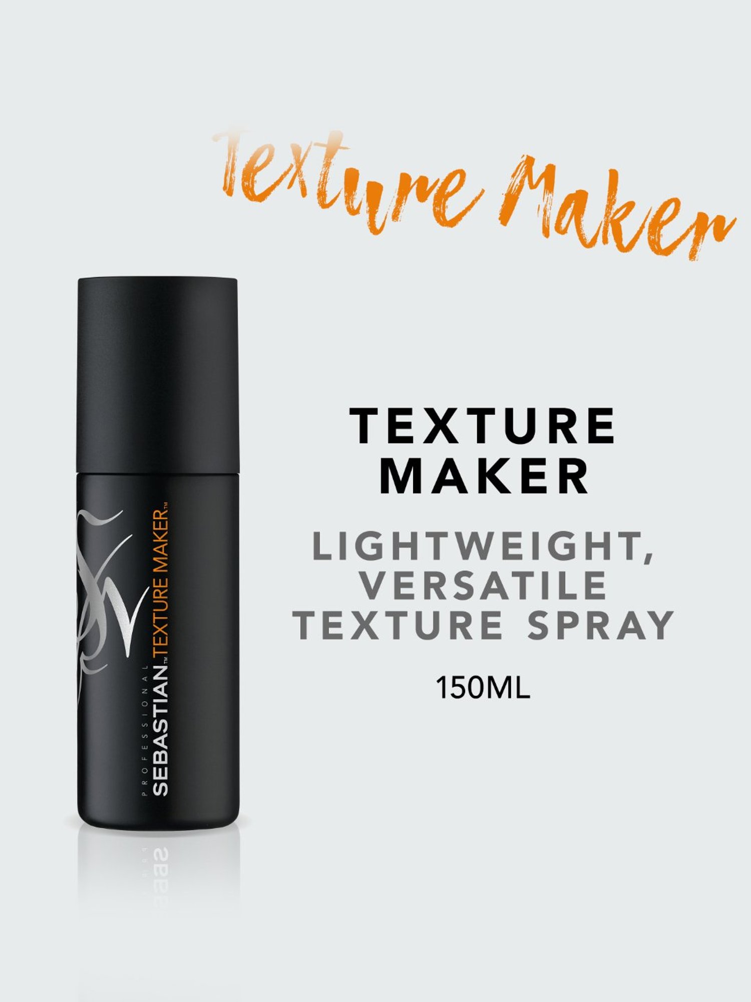 Sebastian Professional Texture Maker Lightweight, Versatile Texture Spray - 150 ml