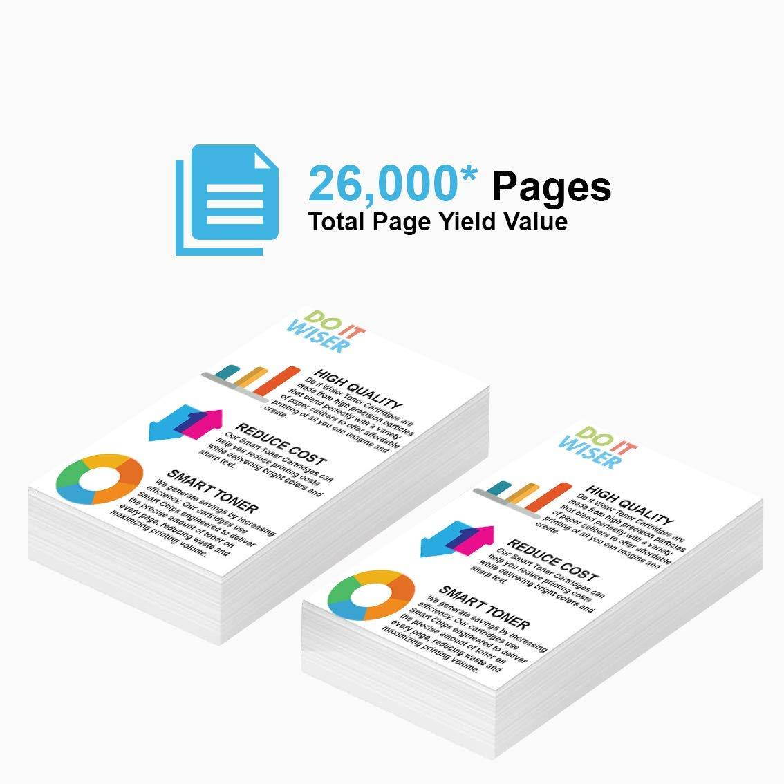 Do it Wiser Compatible Magenta Toner for Konica Minolta BIZHUB C454 C454E C554 C554E Muratec MFX C4580N MFX C5580N - A33K332 TN512M TS-5580M - Yield 26,000 Pages