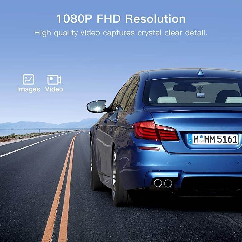 Dash Cam C660, Superior Night Vision with 8 IR Lights, 1080P Car Driving Recorder, 3'' IPS Screen, 170&deg; Wide Angle, WDR, G-sensor, Parking Monitor, Motion Detection, Loop Recording, Support GPS