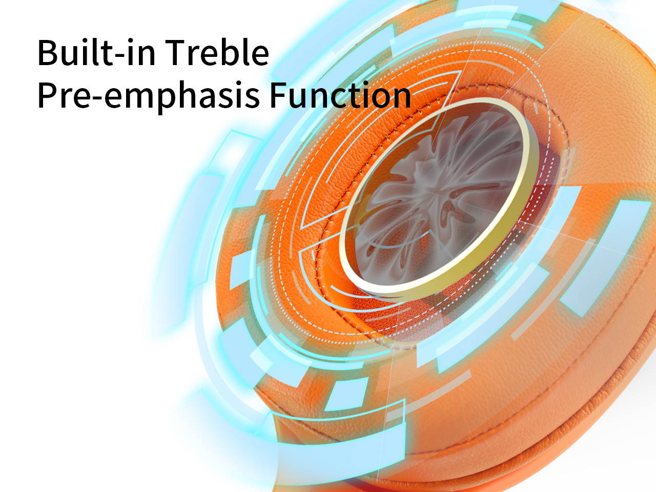 ApeSonic Tangerine : Bluetooth 5.0 Wireless Headphones, Classic tuning & Premium audio, Hi-Fi & Hi-Res Life style, over ear design, Lightweight & Comfortable to wear