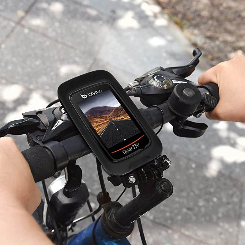 Case Compatible with Bryton Rider 310330 Soft Silicone Bike GPS Navigation System Protective Cover Black