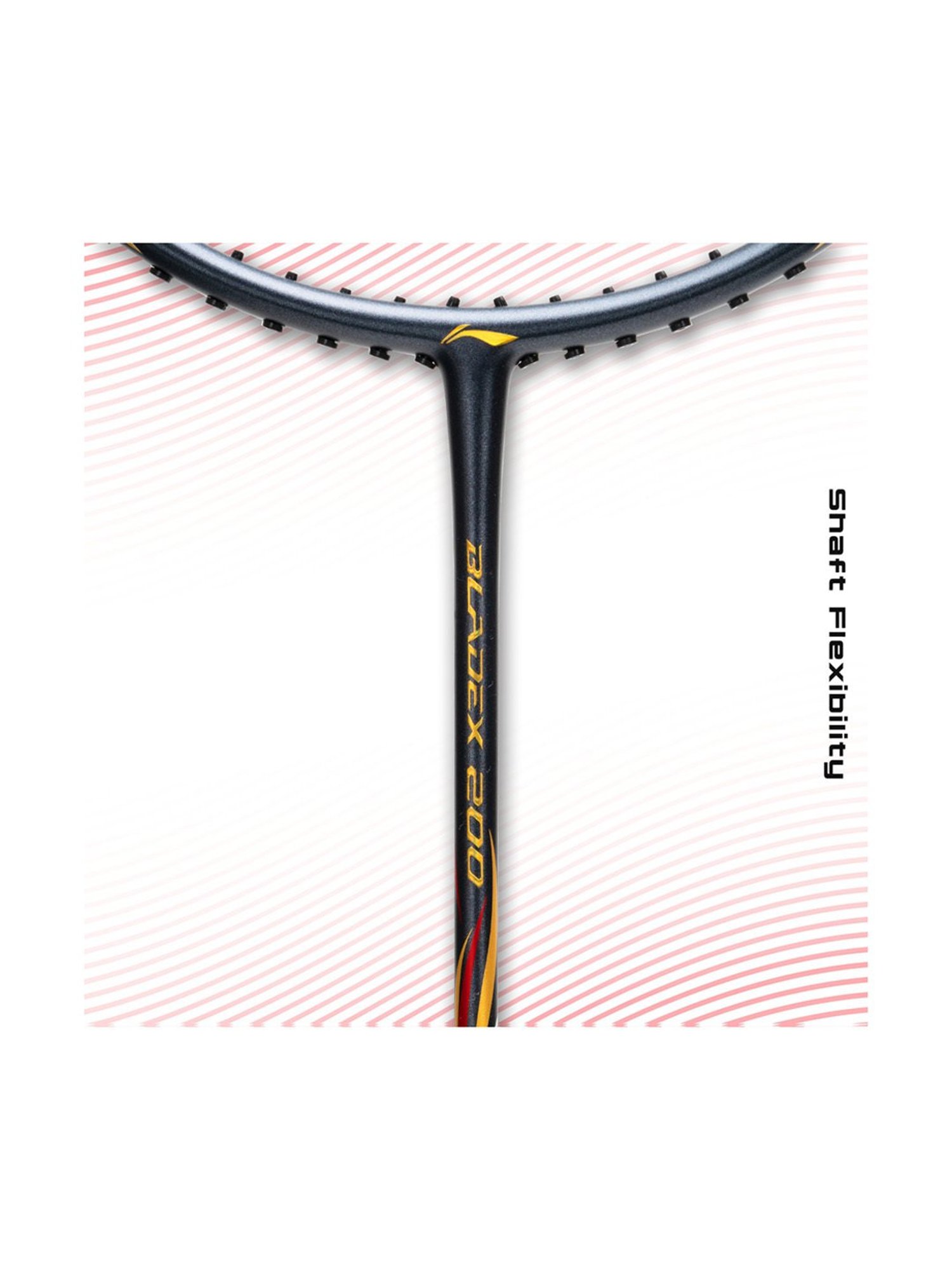 Li-Ning BladeX 200R Badminton Racket (Charcoal Black) Size - Medium