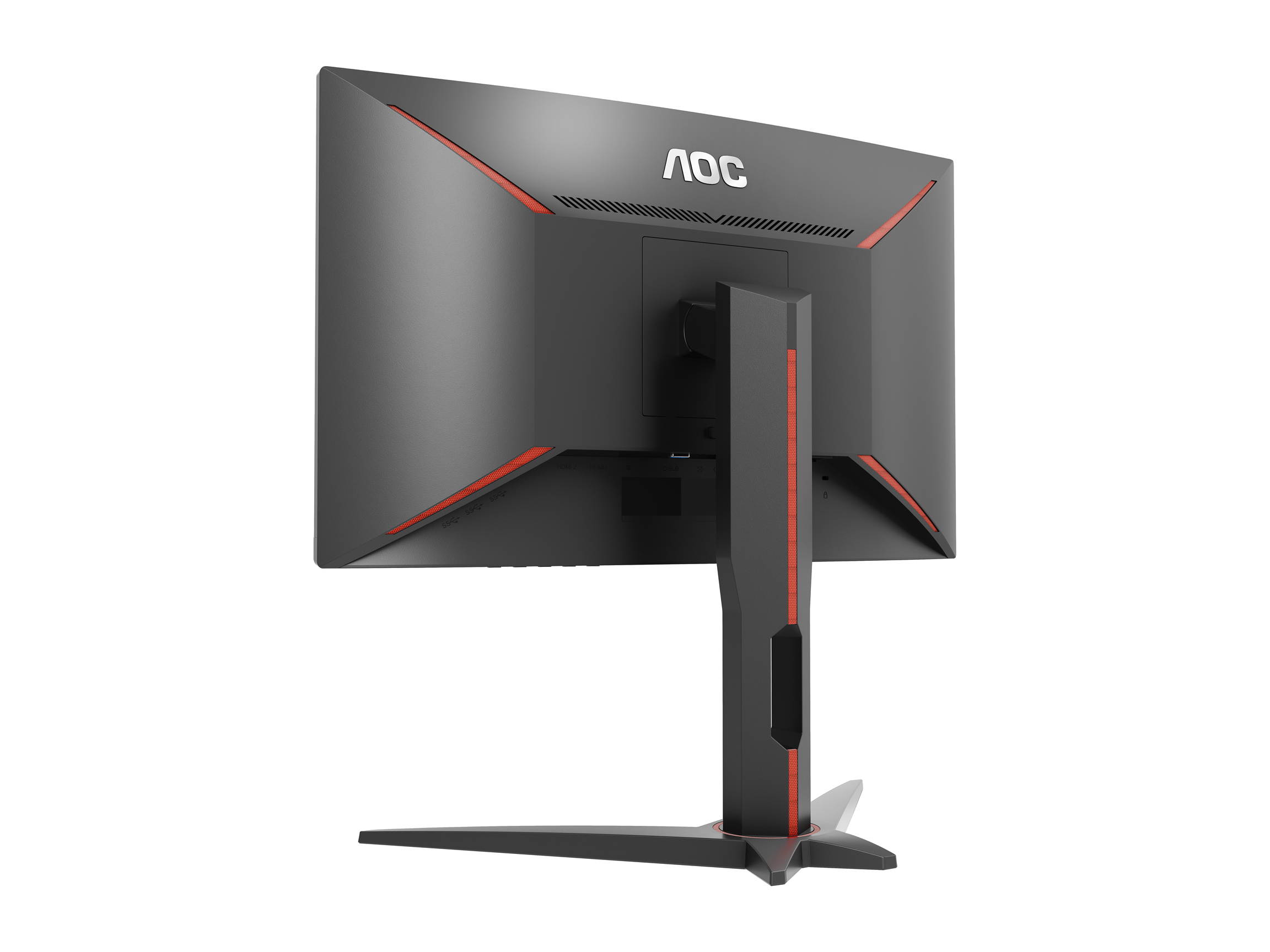 AOC Gaming C24G1 24" Curved Gaming Monitor, Full HD 1920 x 1080, 1500R Curved VA Panel, 1ms (MPRT), AMD FreeSync, 144Hz, 3-sided Frameless, Height Adjustable, DisplayPort/HDMI/VGA, VESA Compatible