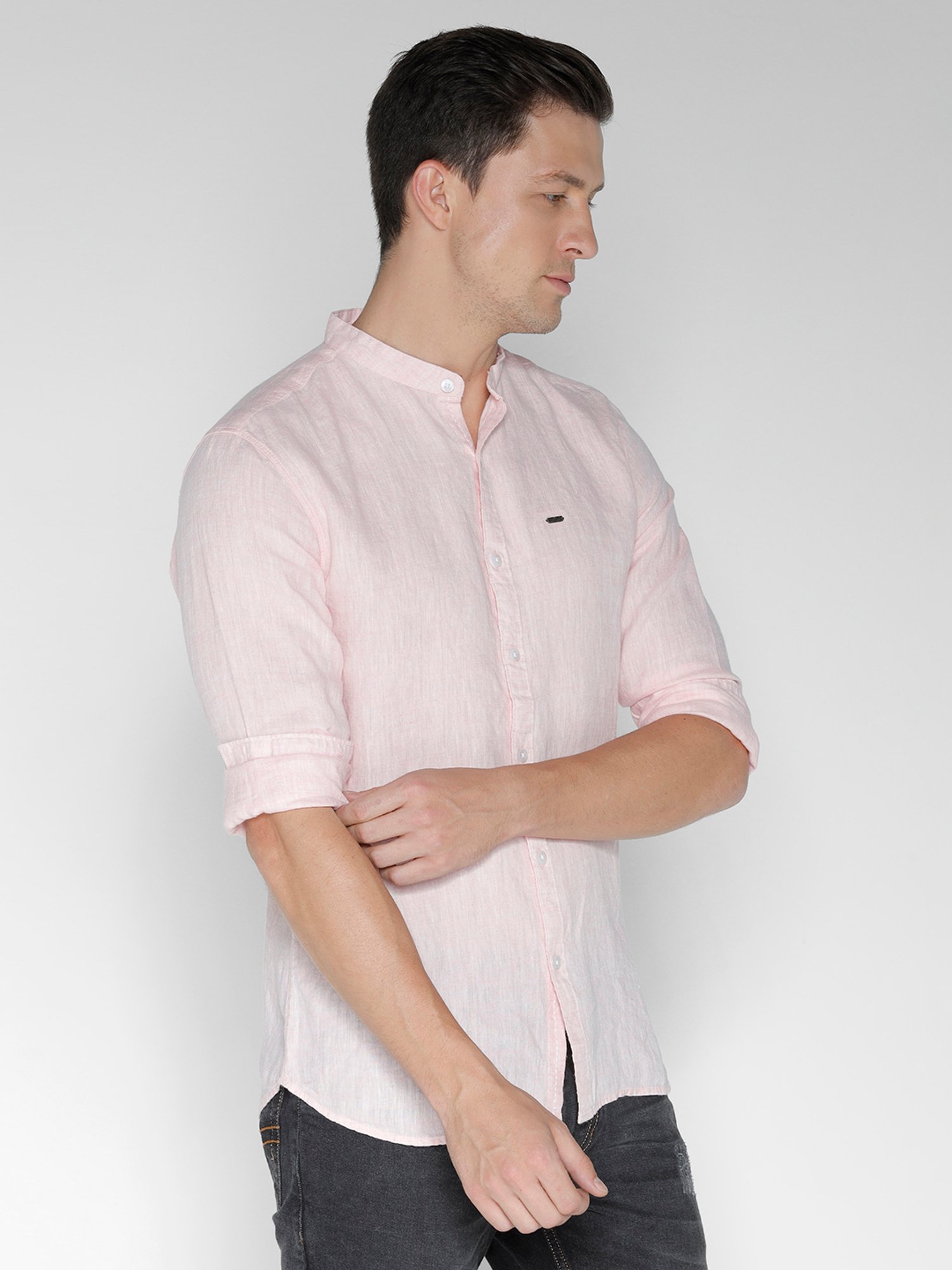 Identiti Pink Slim Fit Shirt