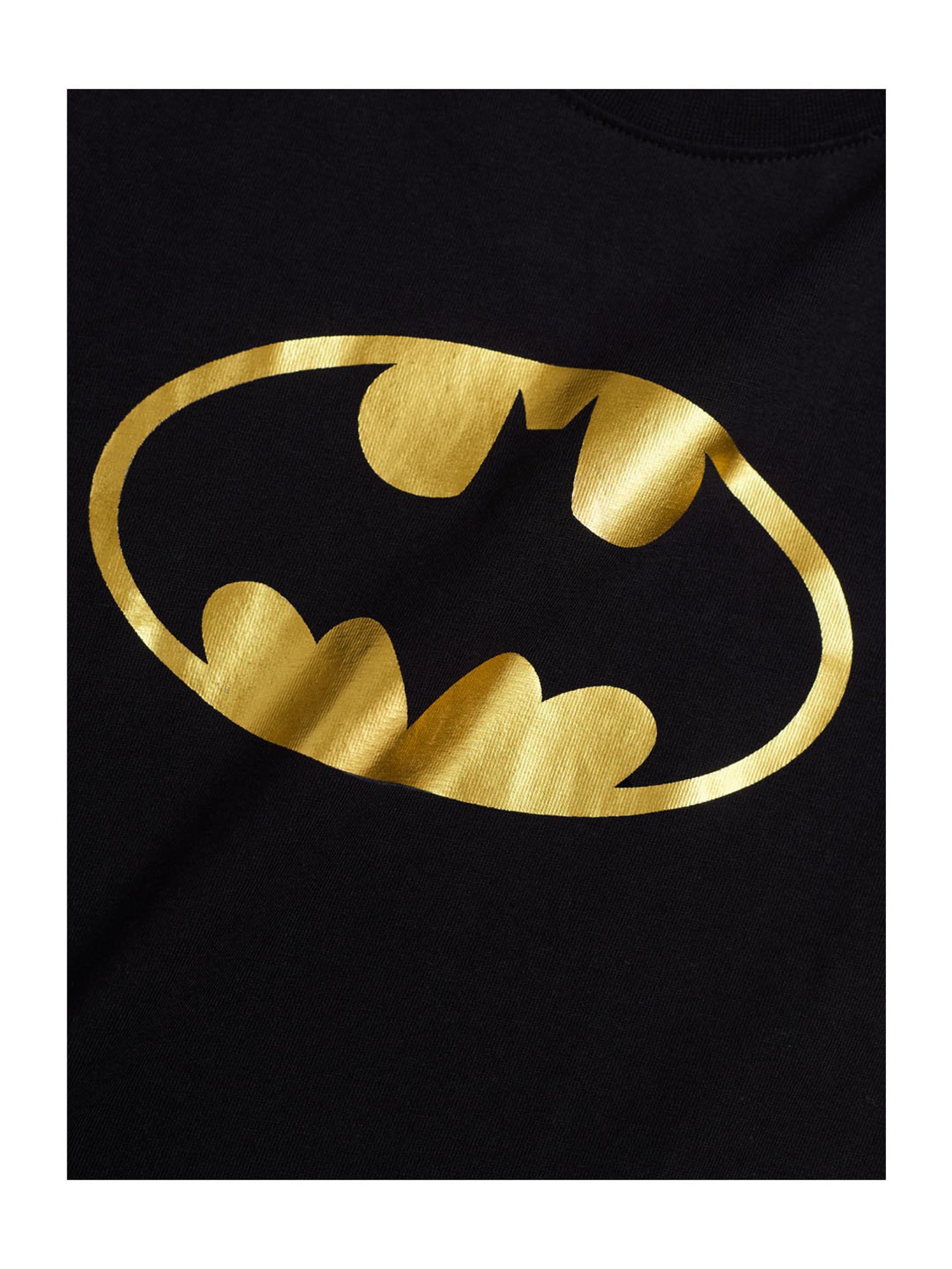 The Souled Store Kids Black Printed T-Shirt