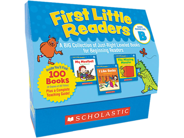 First Little Readers Level B, 100 Books, Teaching Guide, Prek-2