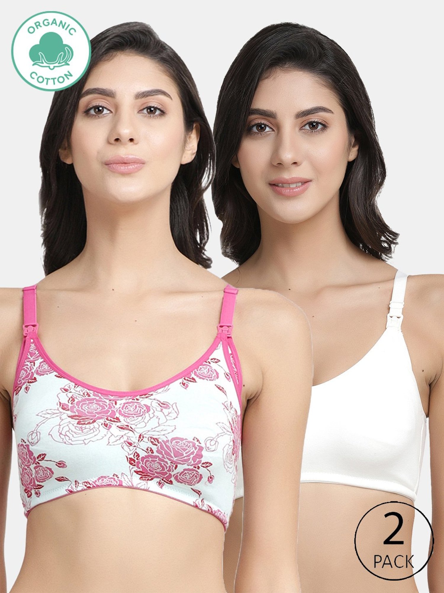 Mee Mee Pink Cotton Bra