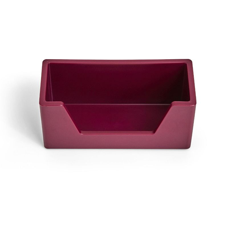 TRU RED Business Card Holder, Purple TR55272 