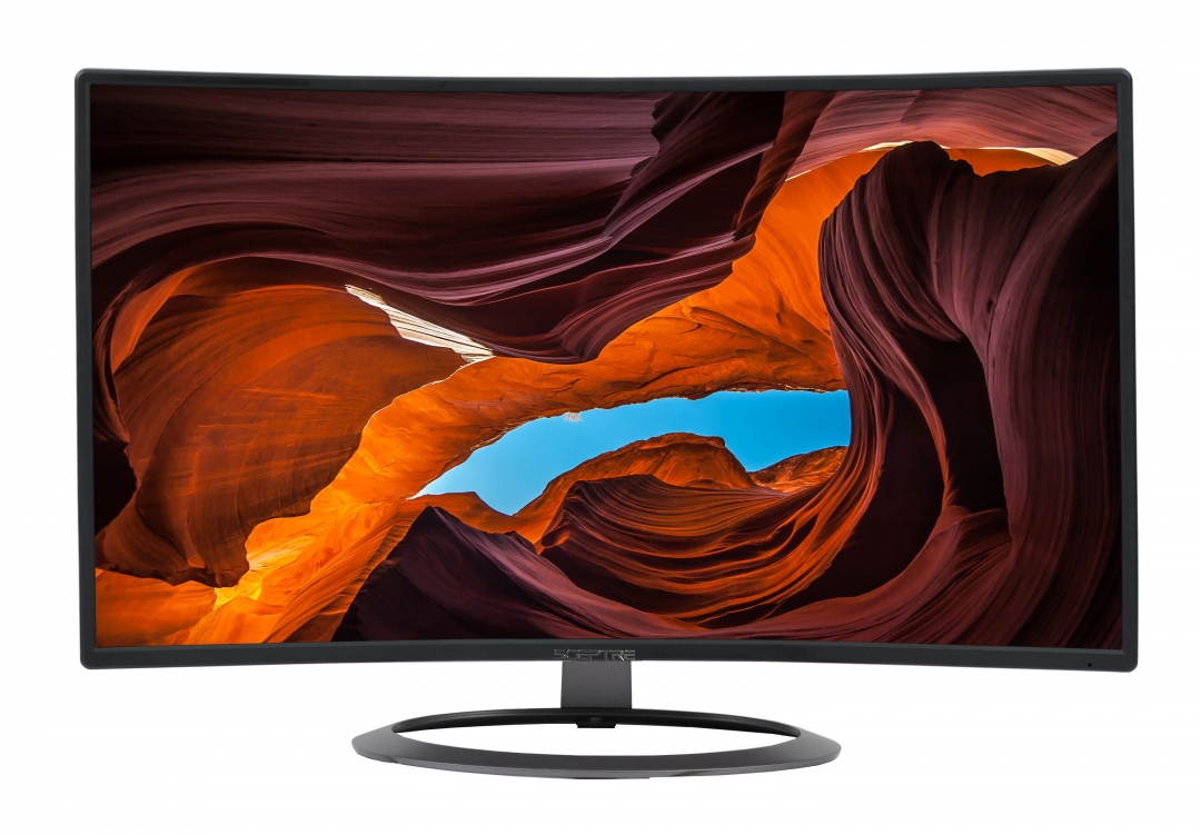 SCEPTRE 27" Curved LED Monitor C278W-1920R Full HD 1080P HDMI DisplayPort VGA Speakers, Ultra Thin Brushed Metallic, 1800R immersive curvature, 2018