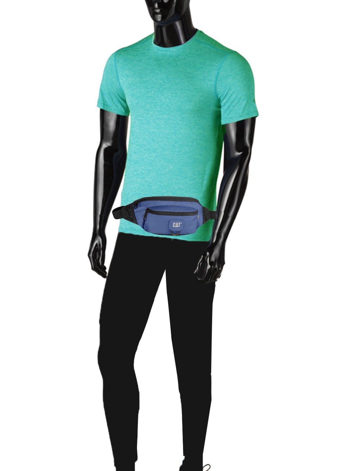 CAT Blue Printed Small Waist Pouch