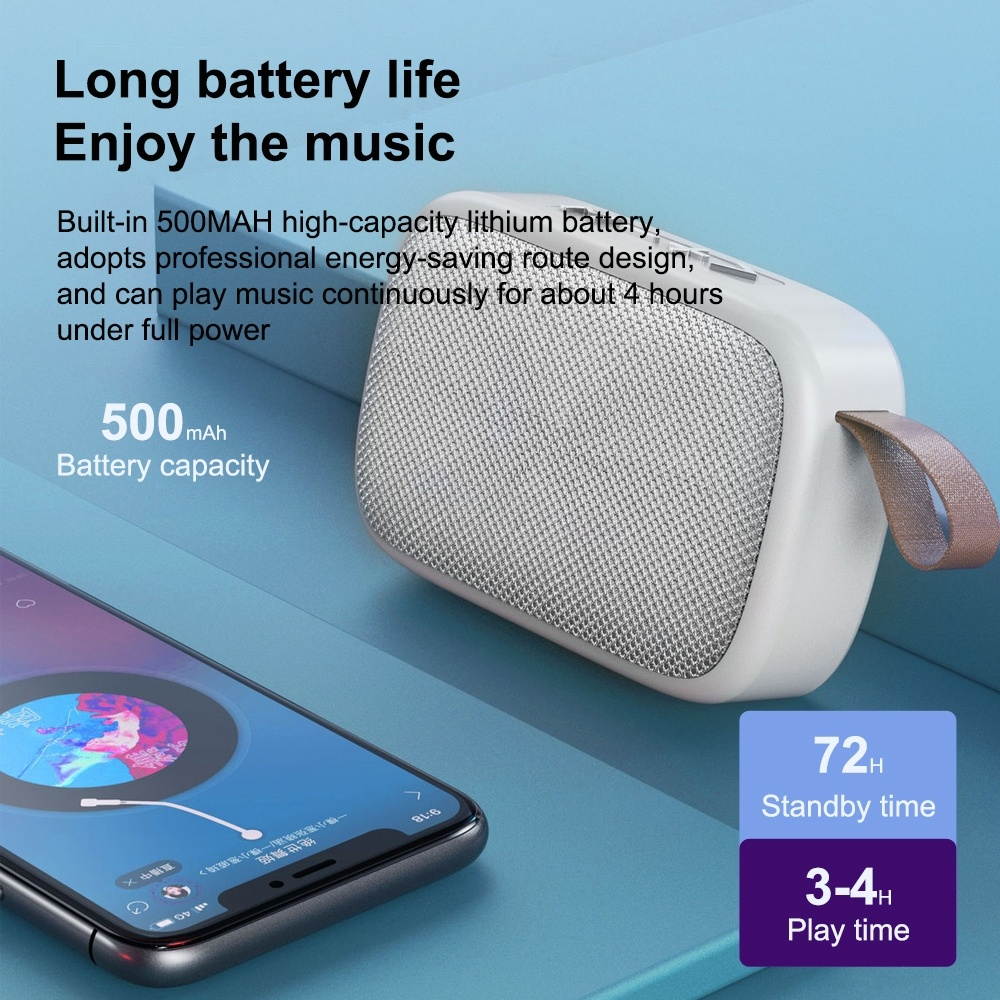 WK D20 Portable HIFI Mini Bluetooth Speaker