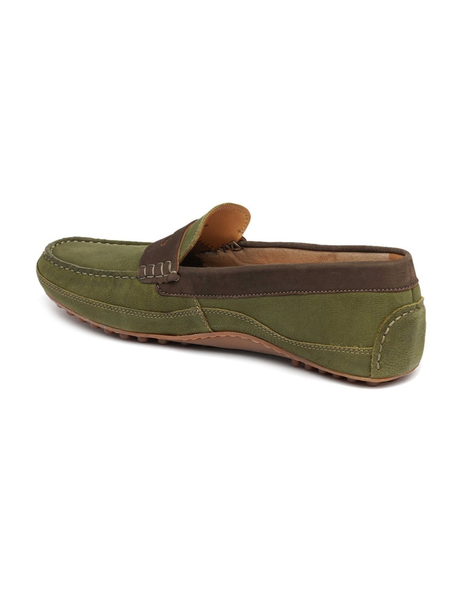 Ruosh Men's Green Casual Loafers